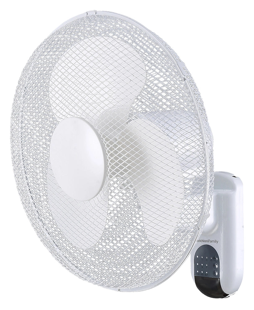 Melchioni Family MF2417PA Ventilatore da parete 40 cm con telecomando 3 velocità oscillazione 40W
