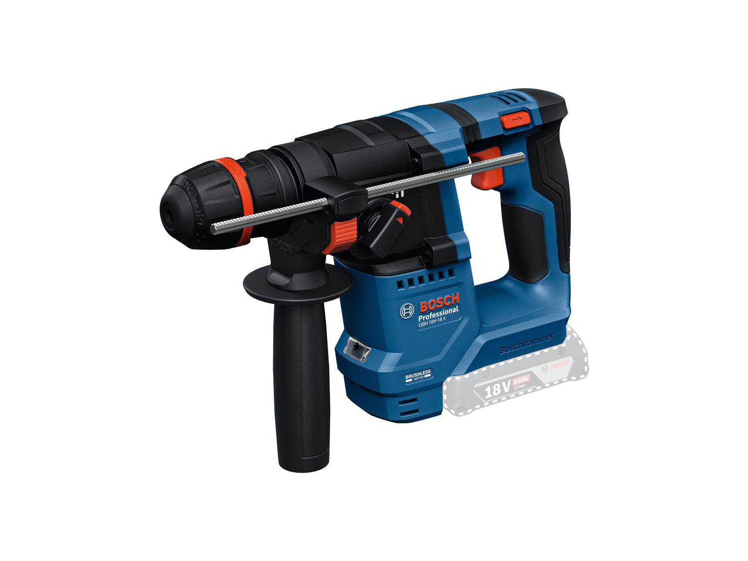 Bosch GBH 18V‑18 X Professional – Trapano Tassellatore Cordless 18 V ONECHUCK