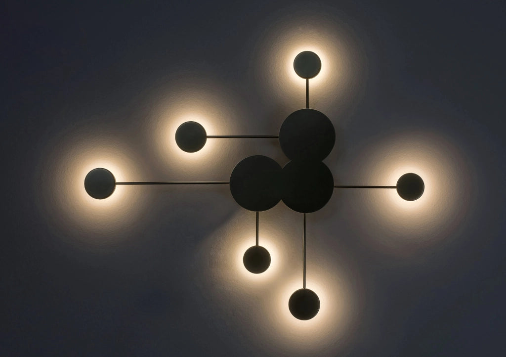 Applique moderna LED 21W 6 luci oro AMADEO 71276 Rabalux