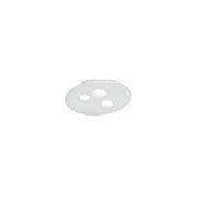 Plafoniera Luna in metallo bianco 47,5x40cm, 3 luci GX53 max 3x8W, IP20, design moderno rotondo, lampadine escluse