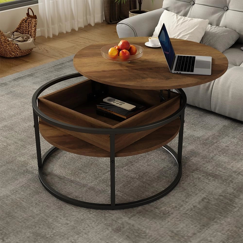 tavolino soggiorno Marlo, Legno, 77 x 77 cm