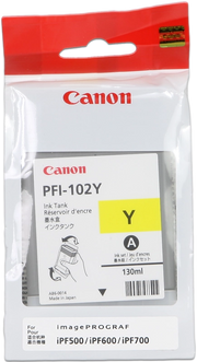 Canon Large Format Canon PFI-102 Y cartuccia giallo
