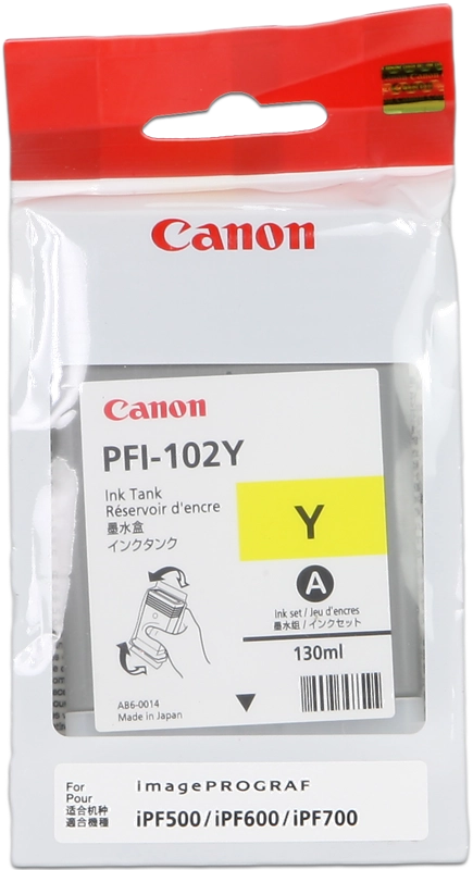 Canon Large Format Canon PFI-102 Y cartuccia giallo