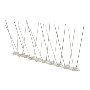 1 pz Dissuasore 250mm 10 punte, Dissuasori per Piccioni Punte Anti PICCIONI Striscia 250mm con 10 punte anti-uccelli