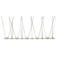 1 pz Dissuasore 250mm 10 punte, Dissuasori per Piccioni Punte Anti PICCIONI Striscia 250mm con 10 punte anti-uccelli