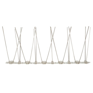 1 pz Dissuasore 250mm 10 punte, Dissuasori per Piccioni Punte Anti PICCIONI Striscia 250mm con 10 punte anti-uccelli