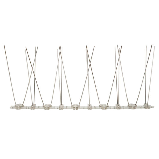 1 pz Dissuasore 250mm 10 punte, Dissuasori per Piccioni Punte Anti PICCIONI Striscia 250mm con 10 punte anti-uccelli
