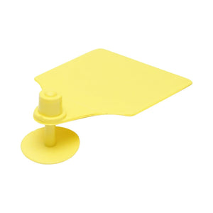 10 Marchi Auricolari Per Bovini Set Marchi Auricolari In Plastica Per Bestiame gialle 64x95mm per mucche Breckner Germany