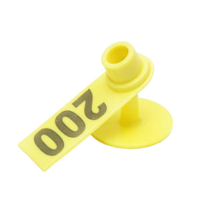 100 Marchi Auricolari Per Bestiame Set Marchi Auricolari In Plastica Per Bestiame per ovini Numerate 101-200