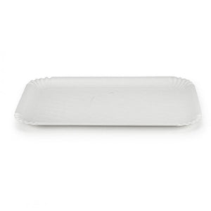 250 PEZZI Vassoio Rettangolare in Fibra di cellulosa 17x23 CM