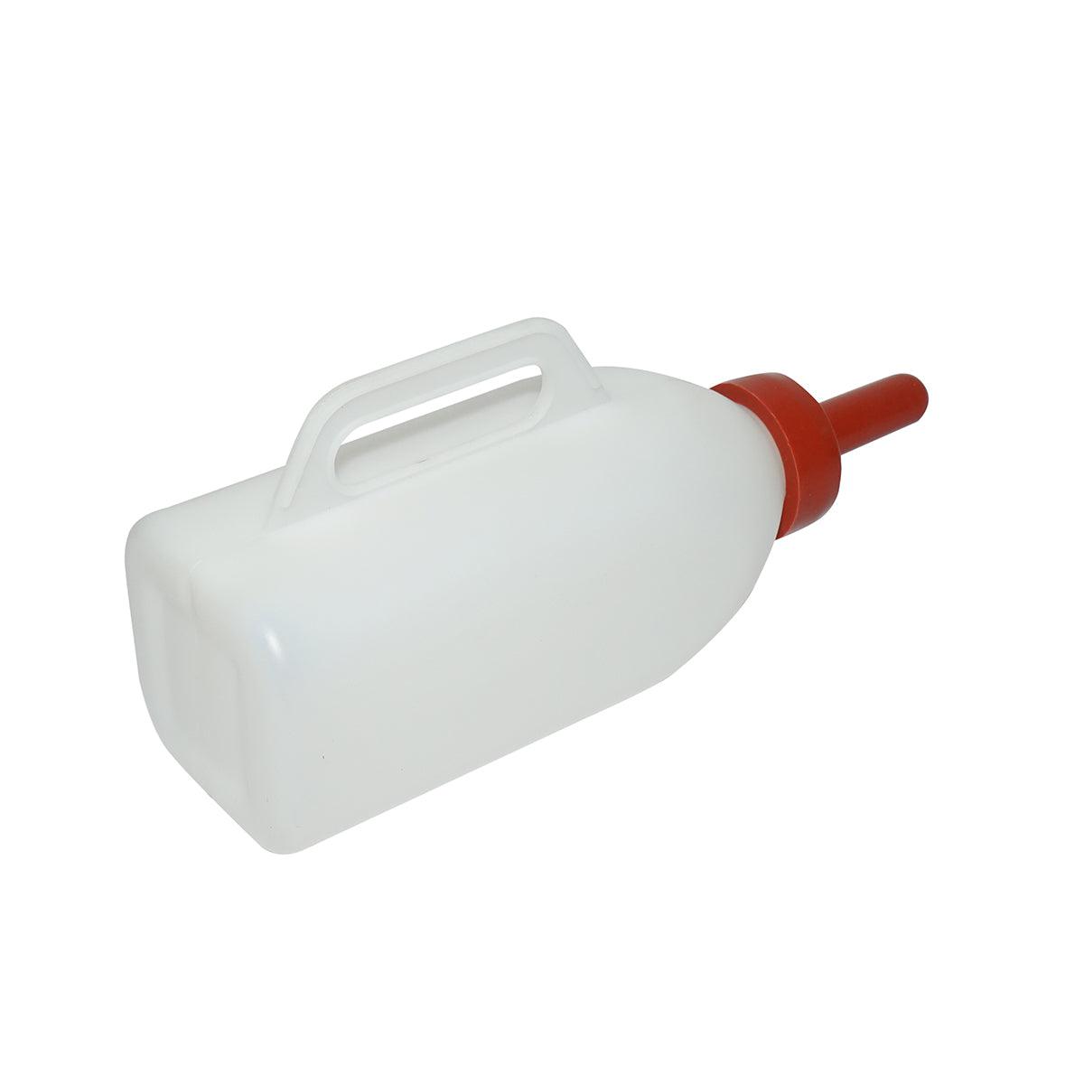 Abbeveratoio Bottiglia per allevamento di vitelli o agnelli abbeveratoio per latte 2,5L Breckner Germany