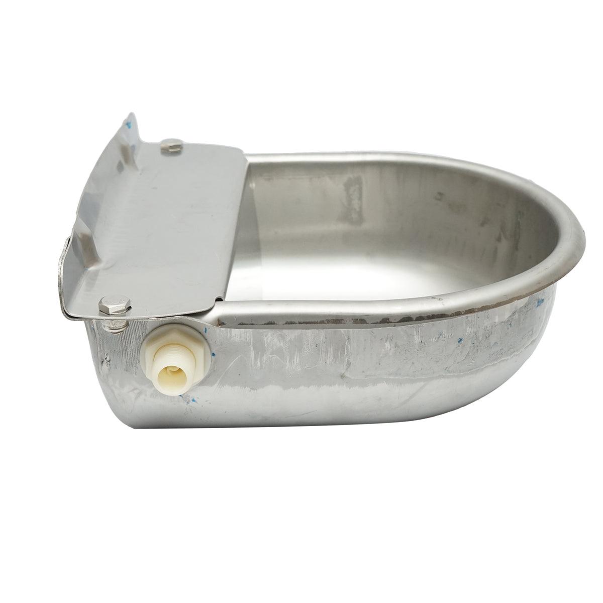 Abbeveratoio in acciaio inox 2L con galleggiante, livello costante