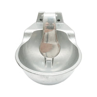 Abbeveratoio in alluminio con Paletta a Pressione 2.5L, abbeveratoio Automatico in alluminio e palettta per Bestiame