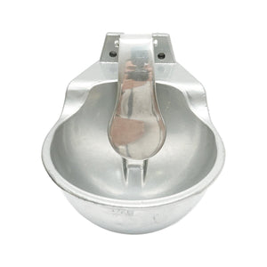 Abbeveratoio in alluminio con Paletta a Pressione 2.5L, abbeveratoio Automatico in alluminio e palettta per Bestiame