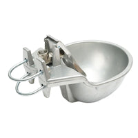 Abbeveratoio in alluminio con Paletta a Pressione 2.5L, abbeveratoio Automatico in alluminio e palettta per Bestiame