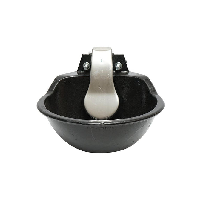 Abbeveratoio in ghisa con Paletta a Pressione 2.5L, abbeveratoio Automatico in ghisa per bovini e Cavalli Breckner Germany