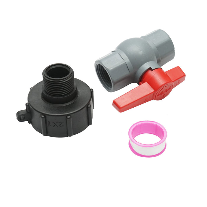 Adattatore con rubinetto 1 pollice per IBC