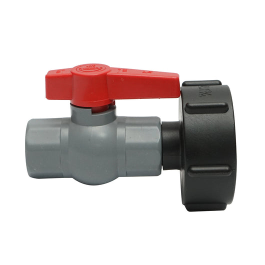 Adattatore con rubinetto 3/4 pollici per IBC.
