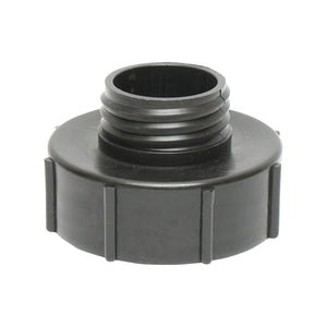 Adattatore IBC riduzione S100x8 da 3 a 2, filetto interno S100x8, filetto esterno S60x6.