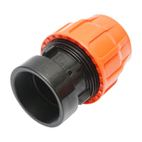 Adattatore Layflat con olandese D75x75mm con filettatura interna, PN6 Poelsan.