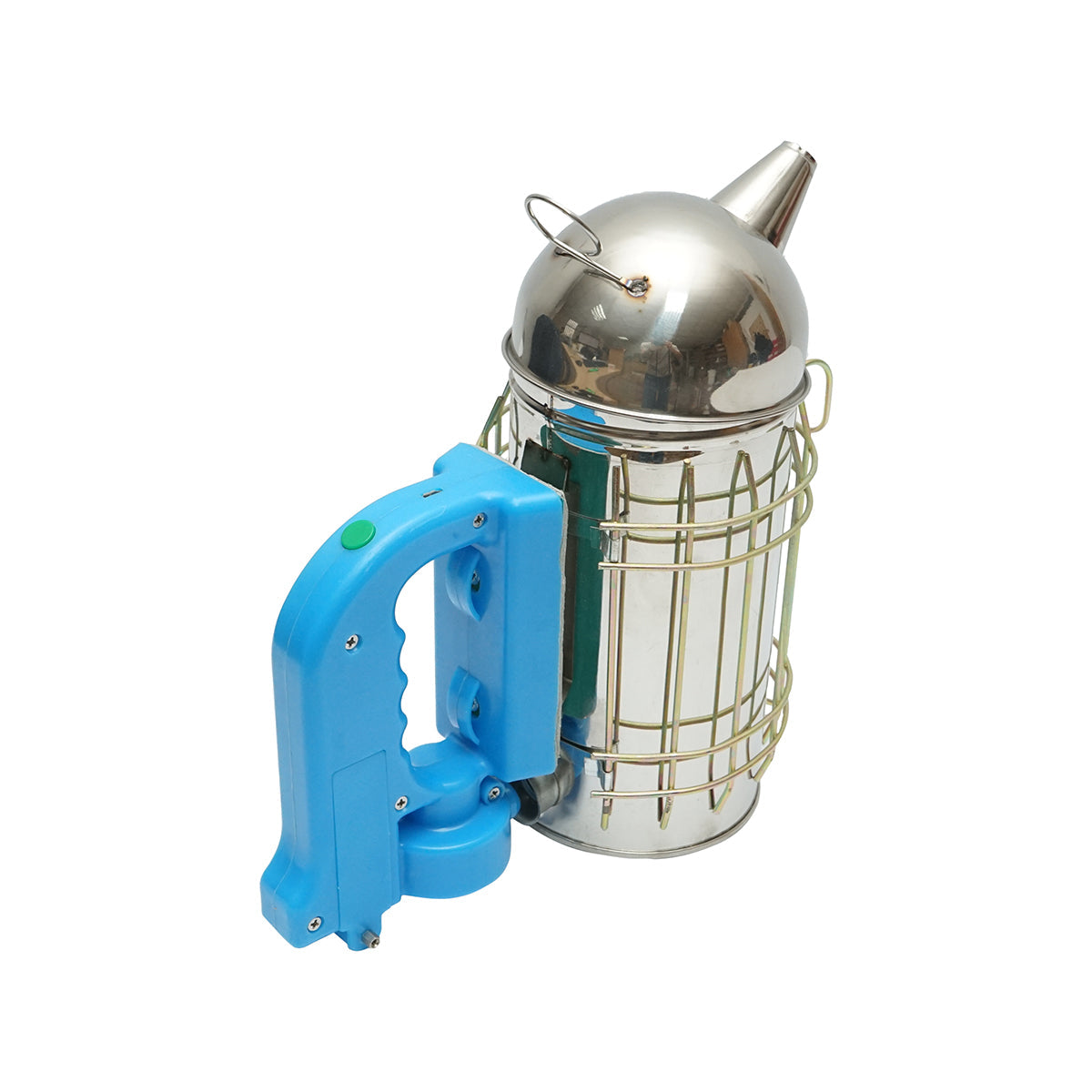 Affumicatore elettrico in acciaio inox con cilindro di protezione termica, ricarica USB 190 mm