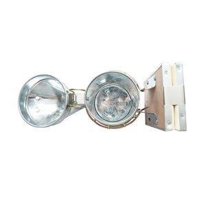 Affumicatore per api in acciaio galvanizzato con cilindro, scudo termico e soffietto in pelle, 190 mm