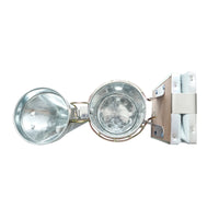 Affumicatore per api in acciaio inox con cilindro, scudo termico e soffietto in pelle, 160 mm.