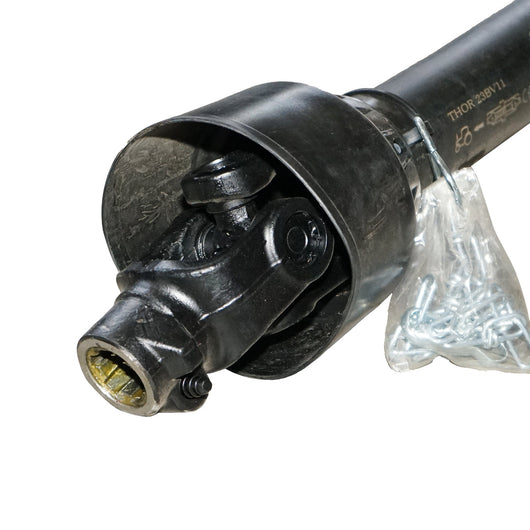 Albero cardanico Cardano 2000 mm T4 Z=6 (croce 27x74,6) tubo triangolare