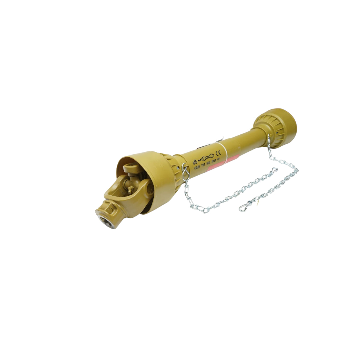 Albero cardanico Cardano S7, T7 850mm con tubo triangolare, Z=6, croce 30,2x106,5mm