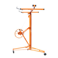 Alzalastre (gru) per pannelli in cartongesso, OSB, MDF, PAL, altezza di sollevamento 4,57 m THOR