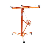 Alzalastre (gru) per pannelli in cartongesso, OSB, MDF, PAL, altezza di sollevamento 4,57 m THOR