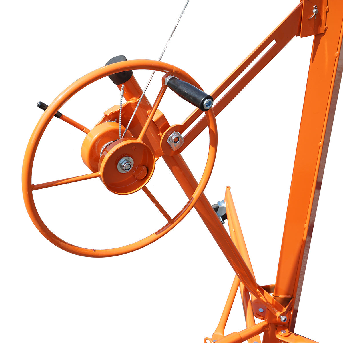 Alzalastre (gru) per pannelli in cartongesso, OSB, MDF, PAL, altezza di sollevamento 4,57 m THOR