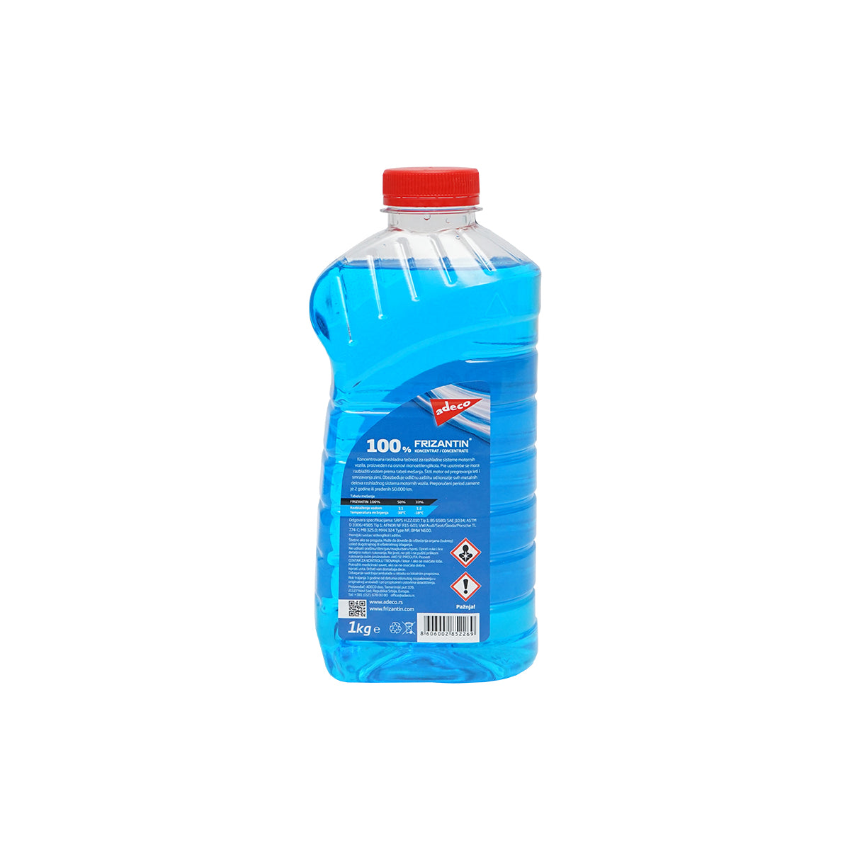 Antigelo G11 blu concentrato -57 gradi 1 Kg Adeco