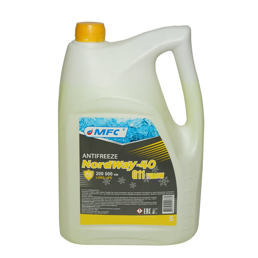 Antigelo G11 giallo concentrato -40 gradi 4,2 Kg NordWay
