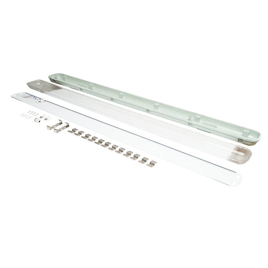 Apparecchio di illuminazione a tubo fluorescente LED 2x58W, 220V IP65