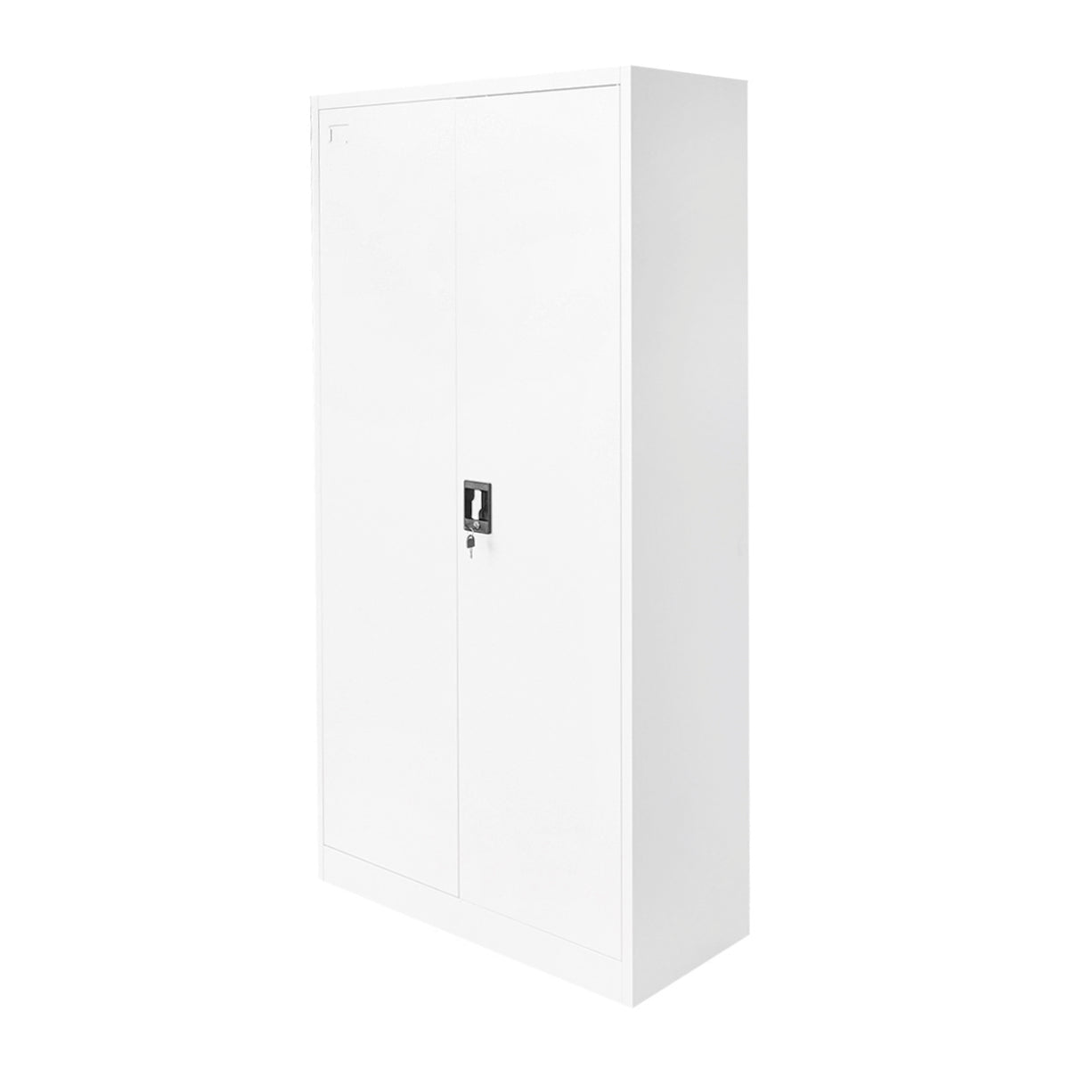 Armadio metallico 1800x900x400mm con 2 ante sicure, 4 ripiani, grigio Breckner Germany