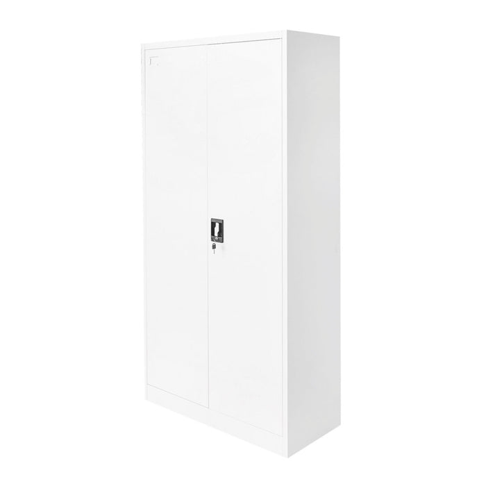 Armadio metallico 1800x900x400mm con 2 ante sicure, 4 ripiani, grigio Breckner Germany