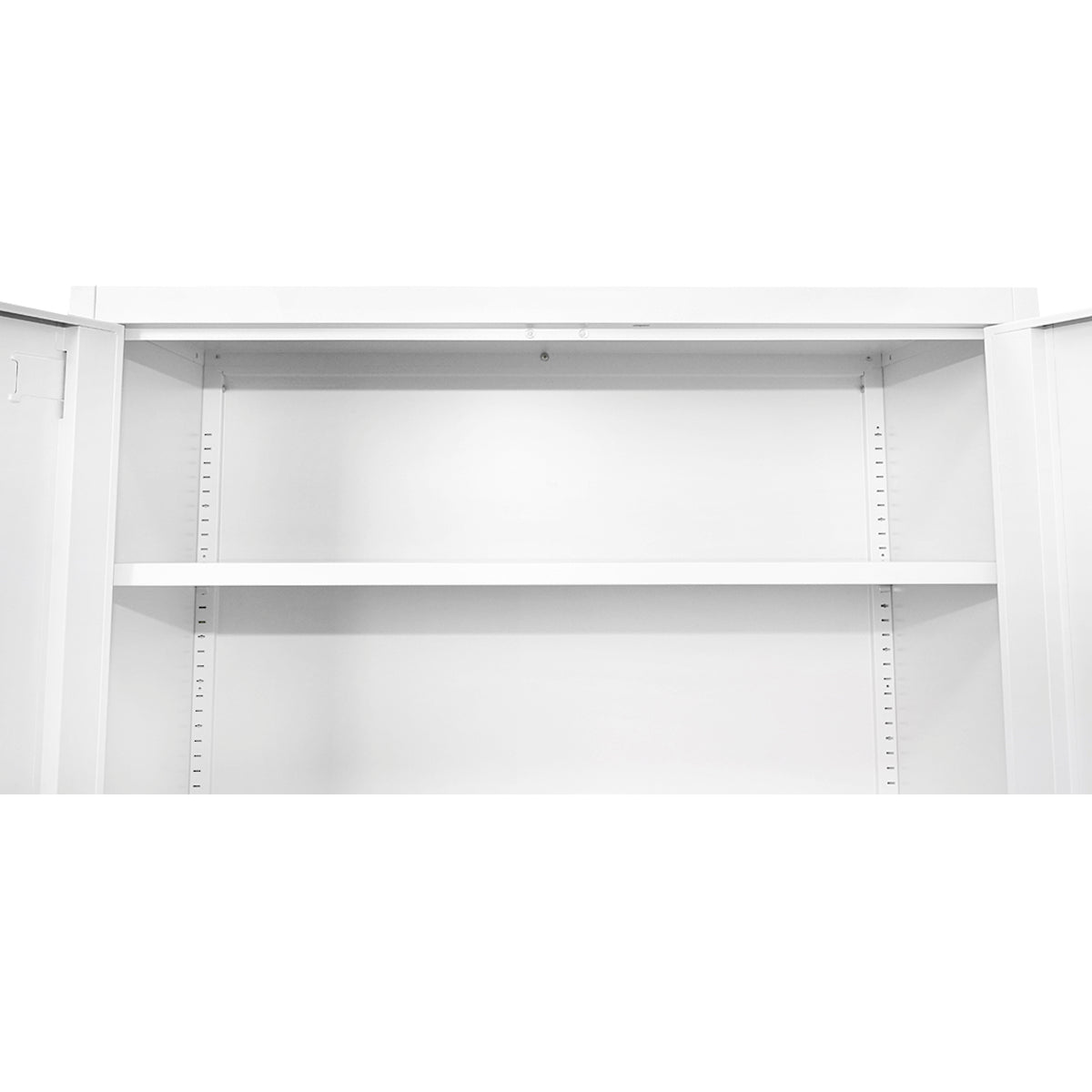 Armadio metallico 1800x900x400mm con 2 ante sicure, 4 ripiani, grigio Breckner Germany