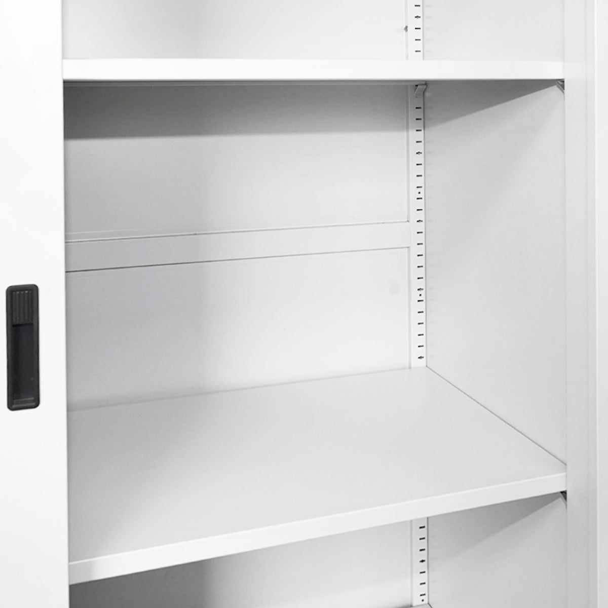 Armadio metallico 1900x1200x450mm con 2 ante scorrevoli sicure, 4 ripiani, max 50kg/ripiano, grigio Breckner Germany