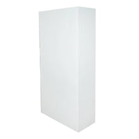 Armadio metallico con 2 ante scorrevoli sicure e 4 ripiani 1900x900x400mm.