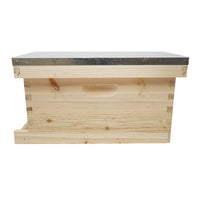 Arnia orizzontale in legno per api, , 5 telai, dimensioni 505x230x245 mm