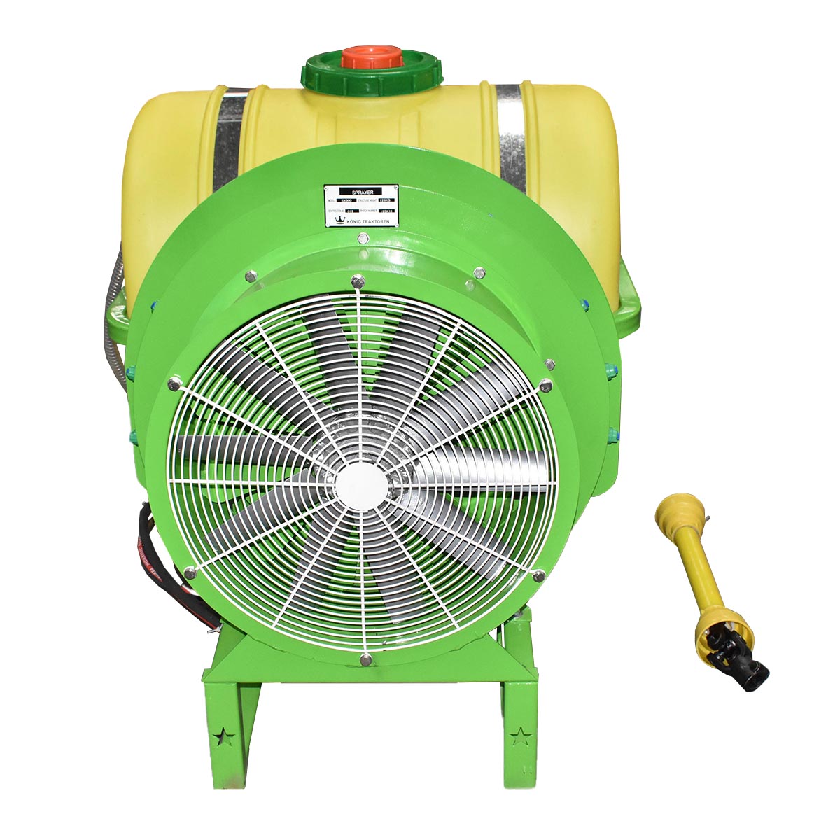 Atomizzatore con capacità serbatoio 300L con cardano  Atomizzatore portato per trattore