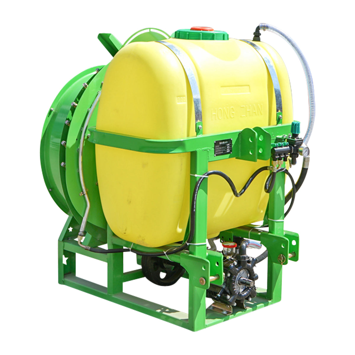 Atomizzatore con capacità serbatoio 400L, 12 ugelli in rame e cardano incluso ATOMIZZATORE PORTATO PER TRATTORE