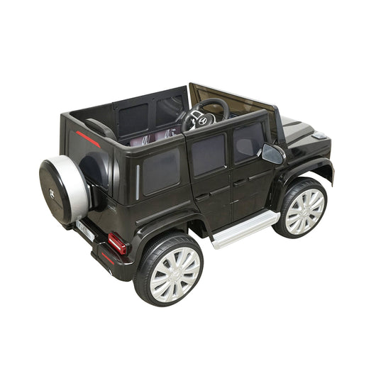 Auto elettrica con batteria 6V/7Ah e telecomando per bambini Mercedes G500 JJ2077 nera