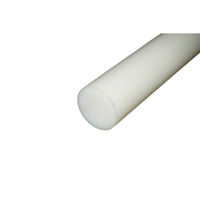 Barra di poliammide PA6 bianca 1000x140mm 19 Kg