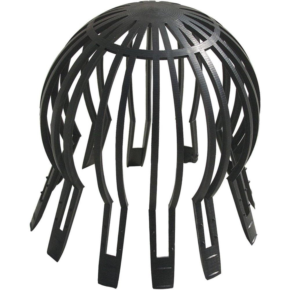 First plast pf26 parafoglie per canali di gronda, nero, da d. 75