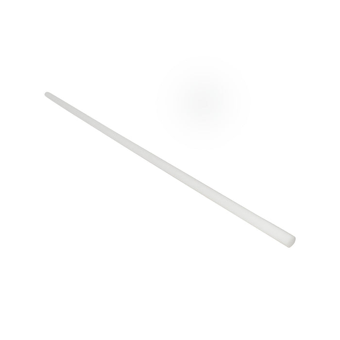 Barra di poliammide, poliossimetilene-poliacetale POM bianca 1000x110mm 14.6 Kg