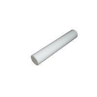 Barra di poliammide, poliossimetilene-poliacetale POM bianca 1000x180mm 40.1 Kg.