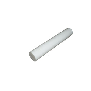 Barra di poliammide, poliossimetilene-poliacetale POM bianca 1000x180mm 40.1 Kg.