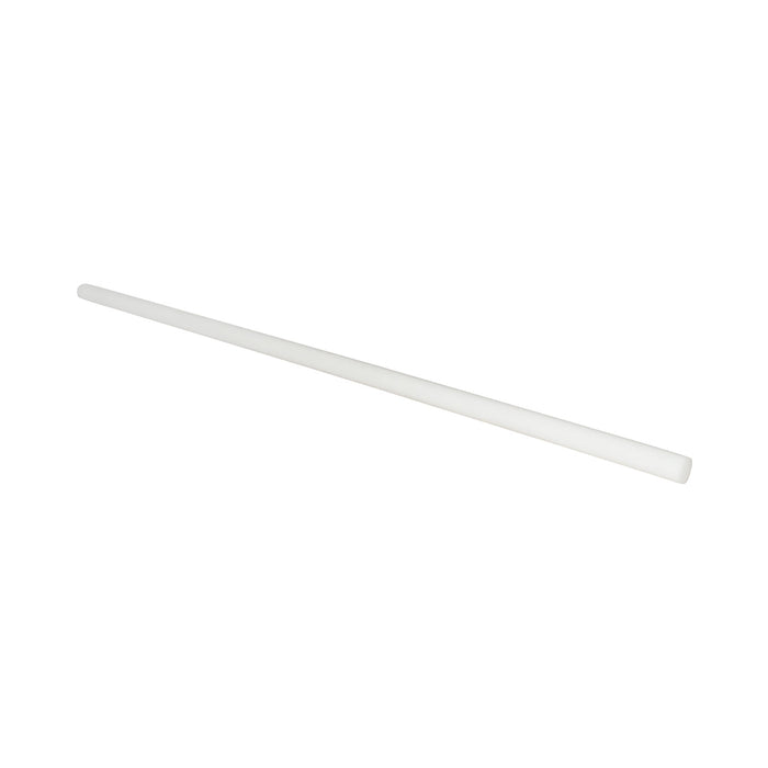 Barra di poliammide, poliossimetilene-poliacetale POM bianca 1000x25mm 0.75 Kg